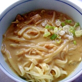 あったか＆とろ～り☆簡単豆乳チーズカレーうどん